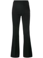 Giambattista Valli High Waisted Flared Trousers - Black