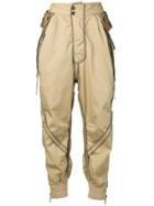 Dsquared2 Contrast Piping Tapered Trousers - Neutrals