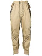 Dsquared2 Contrast Piping Tapered Trousers - Neutrals