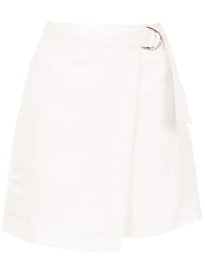 Mara Mac Linen Skirt - White