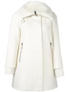 Moncler Calipso Mid-length Coat - White