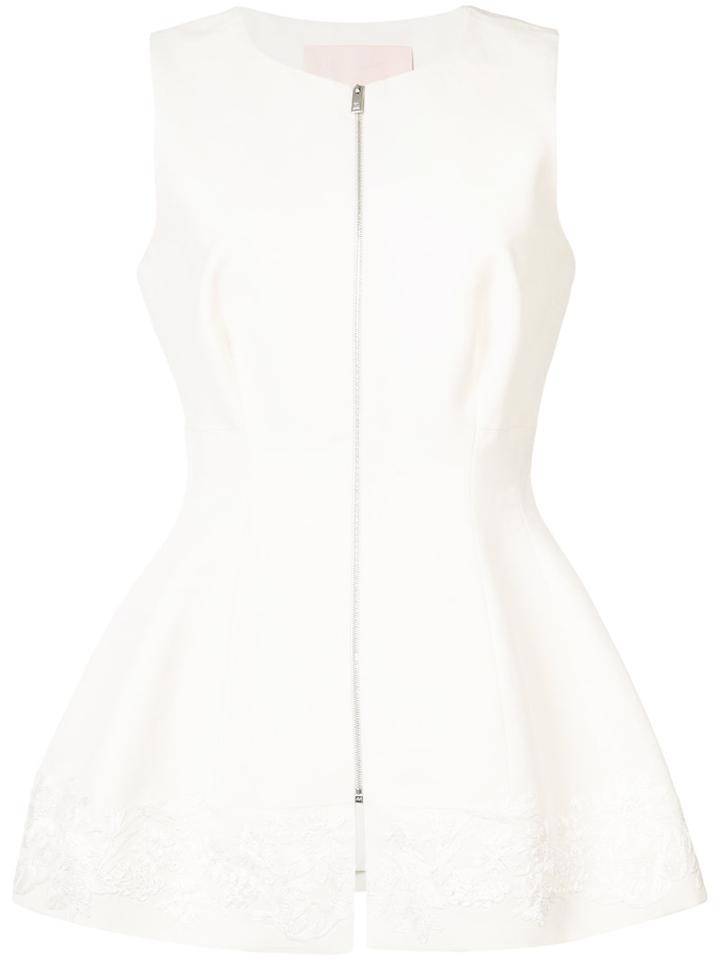 Brock Collection - Tanya Top - Women - Cotton/polyester/viscose - 0, Nude/neutrals, Cotton/polyester/viscose