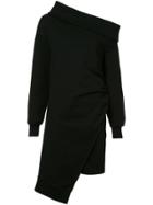 Goen.j Off-the-shoulder Jersey Dress - Black