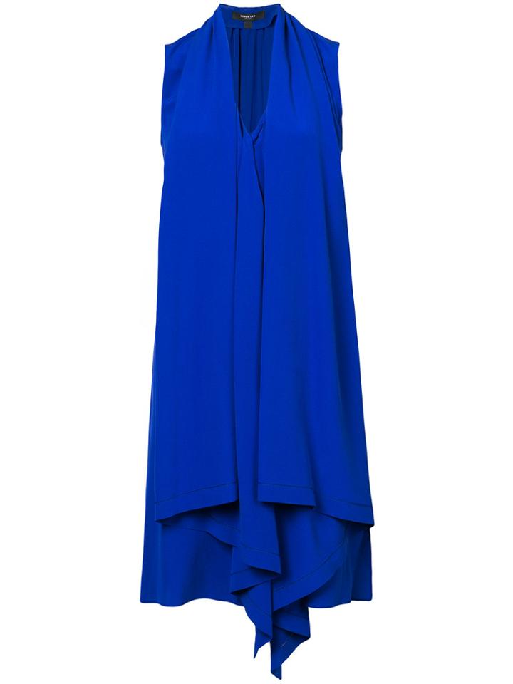 Derek Lam Sleeveless Handkerchief Dress - Blue