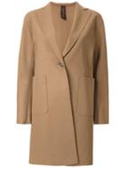 Miharayasuhiro Single Button Coat, Women's, Size: 40, Brown, Wool