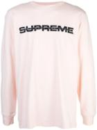 Supreme Reflective Long Sleeve Top - Pink