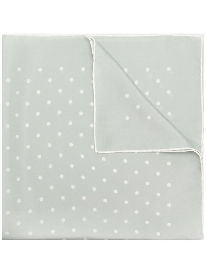 Holland & Holland Polka Dot Scarf - Green
