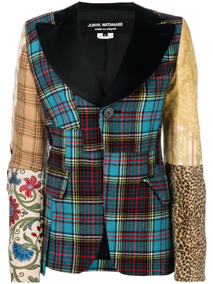Junya Watanabe Comme Des Garçons Patchwork Blazer - Multicolour