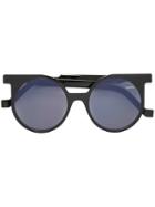 Vava 'wl0001' Sunglasses, Women's, Black, Acetate/aluminium