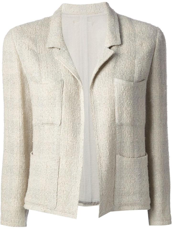Chanel Pre-owned Jacket And Skirt Tweed Suit - Neutrals