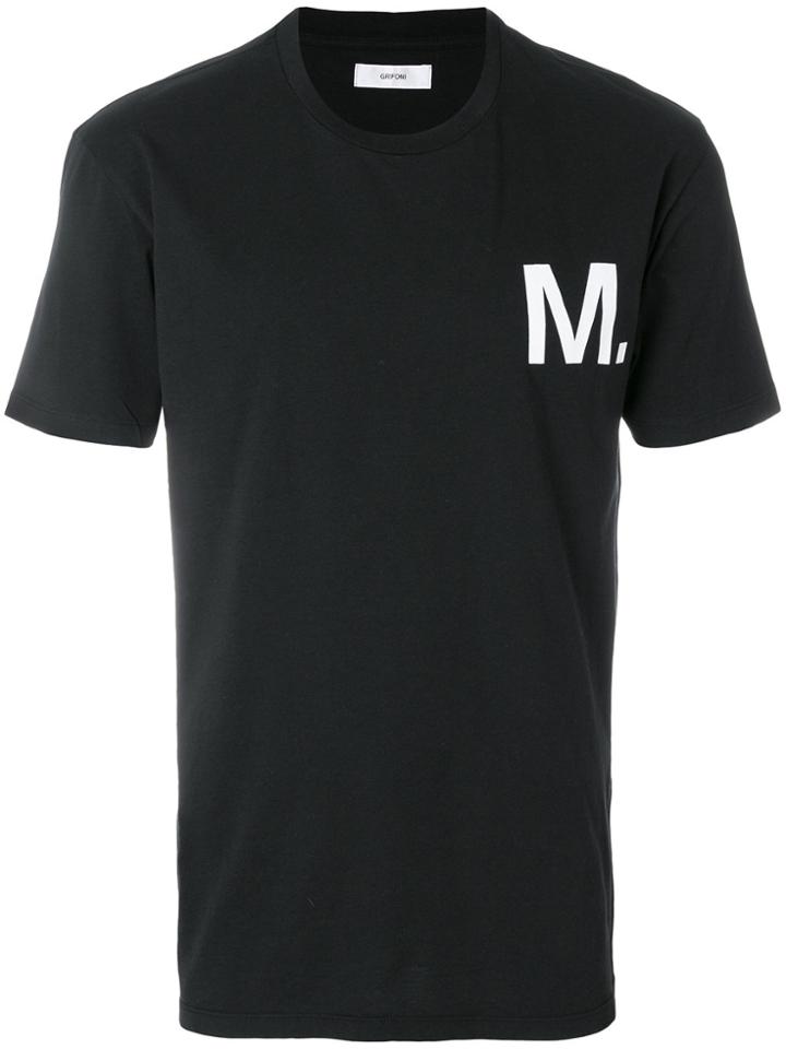Mauro Grifoni Logo Print T-shirt - Black