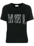 Saint Laurent Usa Logo T-shirt - Black