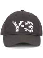 Y-3 Logo Print Cap, Men's, Black, Polyester