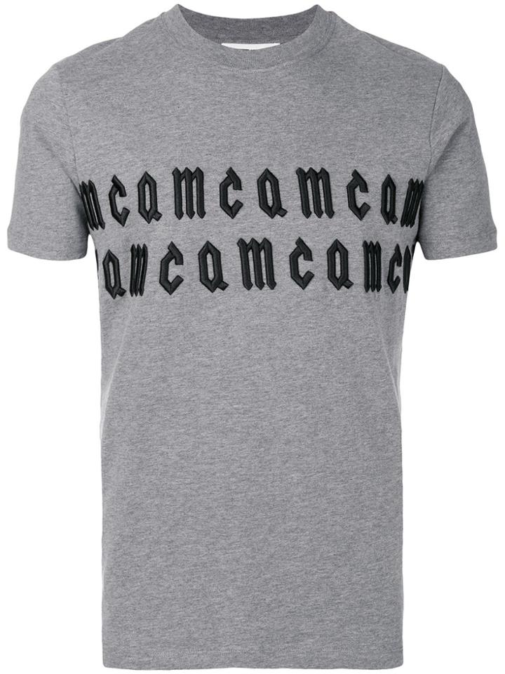 Mcq Alexander Mcqueen Repeated Logo T-shirt - Grey