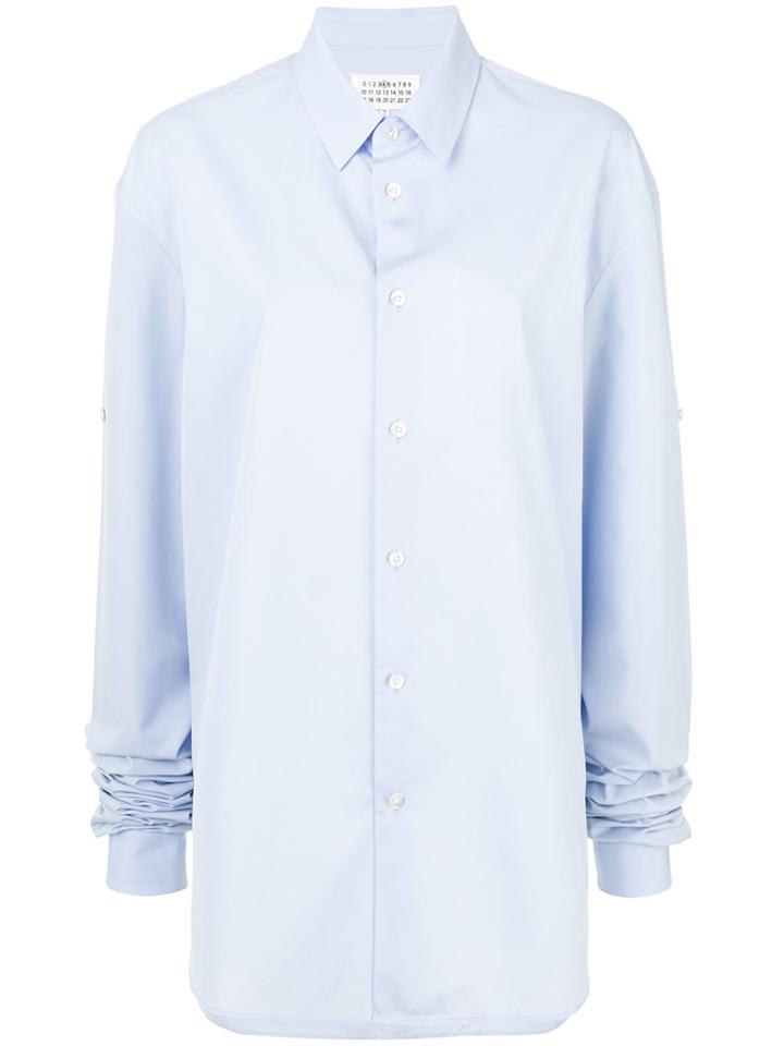 Maison Margiela Elongated Sleeve Shirt - Blue