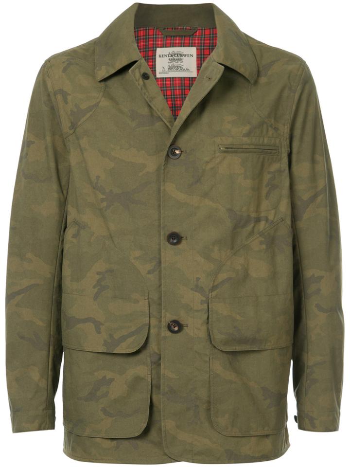 Kent & Curwen Camouflage Print Jacket - Green
