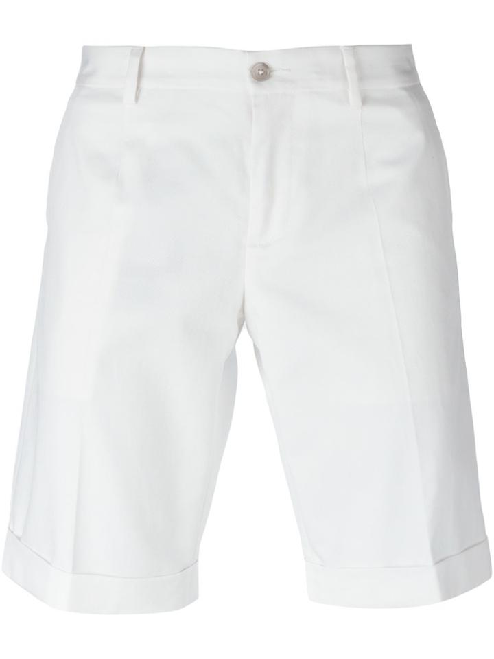 Dolce & Gabbana Turn Up Hem Bermudas - White