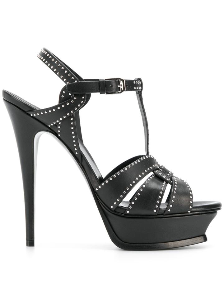 Saint Laurent High Heel Sandals - Black
