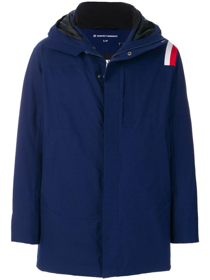 Perfect Moment Polar Parka Coat - Blue