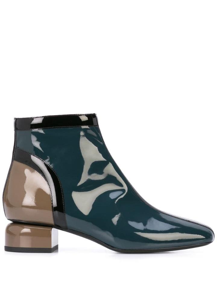 Pierre Hardy Frame Ankle Boots - Blue