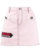 Pinko Denim Mini Skirt