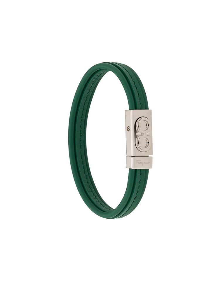 Salvatore Ferragamo Gancini Bracelet - Green