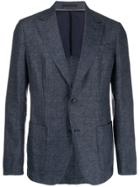Z Zegna Tailored Blazer Jacket - Blue