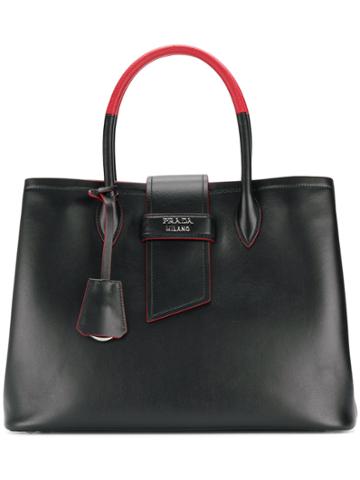 Prada Paradigm Tote Bag - Black