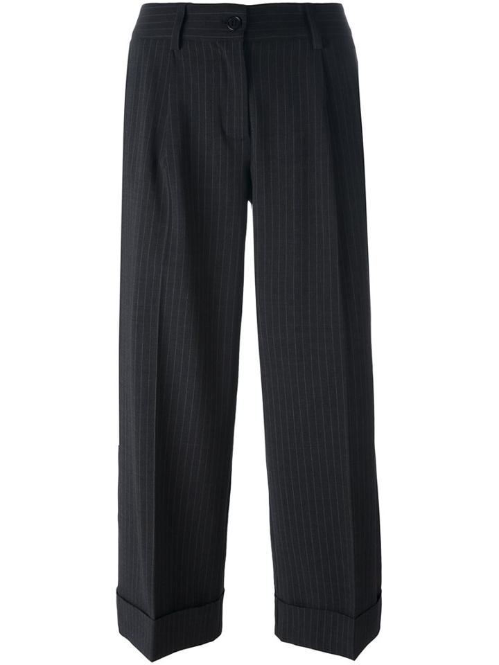 P.a.r.o.s.h. Pinstripe Cropped Tailored Trousers
