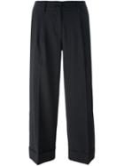 P.a.r.o.s.h. Pinstripe Cropped Tailored Trousers