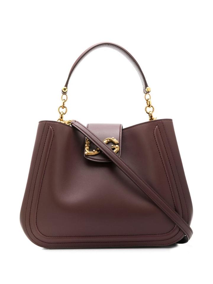 Dolce & Gabbana Dg Logo Embellished Tote - Red