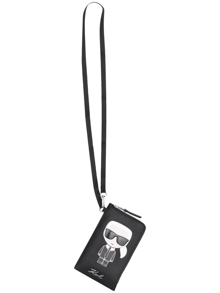 Karl Lagerfeld Ikonik Phone Holder - Black