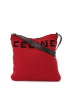 Céline Pre-owned Logo Printed Shoulder Bag - Red