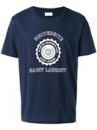 Saint Laurent Saint Laurent Université T-shirt - Blue