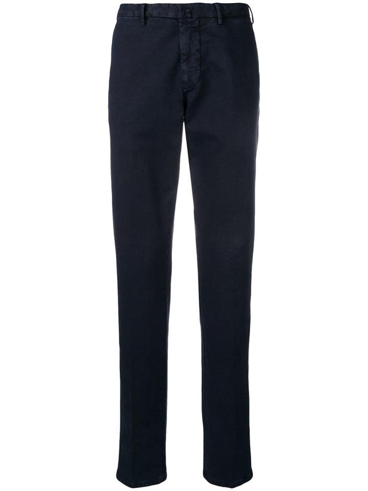 Dell'oglio Slim-fit Tapered Trousers - Blue
