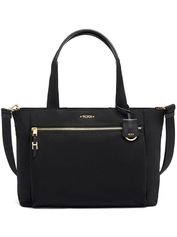Tumi Zip Pocket Tote Bag - Black