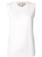 Marni Sleeveless Knitted Top - White