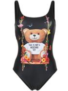 Moschino Teddy Bear Toy One-piece - Black