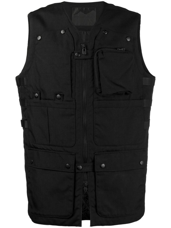 White Mountaineering Cordura Luggage Gilet - Black