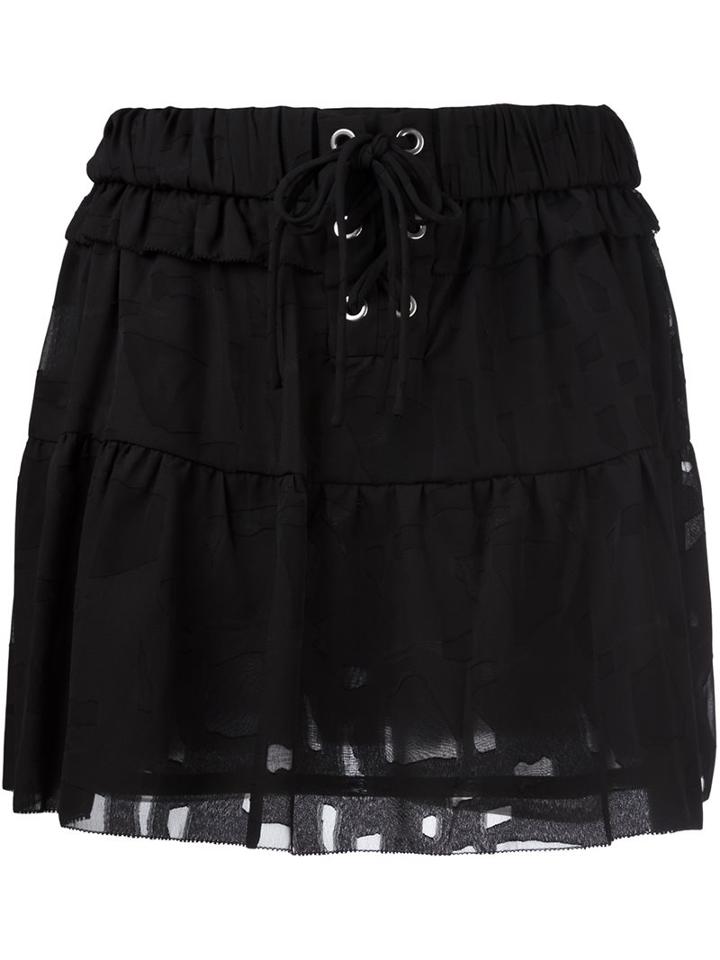 Iro 'carmel' Skirt, Women's, Size: 38, Black, Cotton/polyester