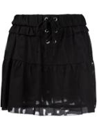 Iro 'carmel' Skirt, Women's, Size: 38, Black, Cotton/polyester
