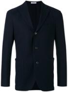 Boglioli - Three Button Blazer - Men - Cotton/acetate/cupro - 52, Blue, Cotton/acetate/cupro