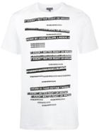 Lanvin Printed T-shirt, Men's, Size: Xs, White, Cotton/silk