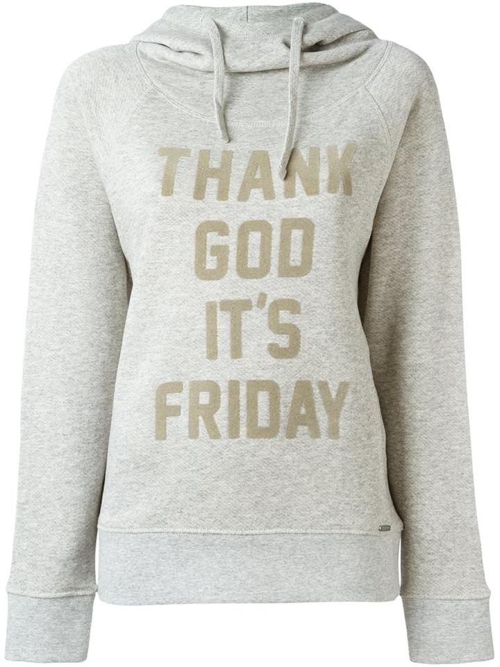 Woolrich 'thank God It's Friday' Hoodie