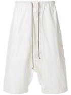 Rick Owens Drkshdw Drawstring Shorts - White