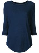 Jac+ Jack 3/4 Sleeve Curtis T-shirt - Blue