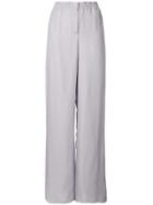 Giorgio Armani Side Stripe Trousers - Purple