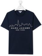Little Marc Jacobs Cityscape Logo T-shirt - Blue