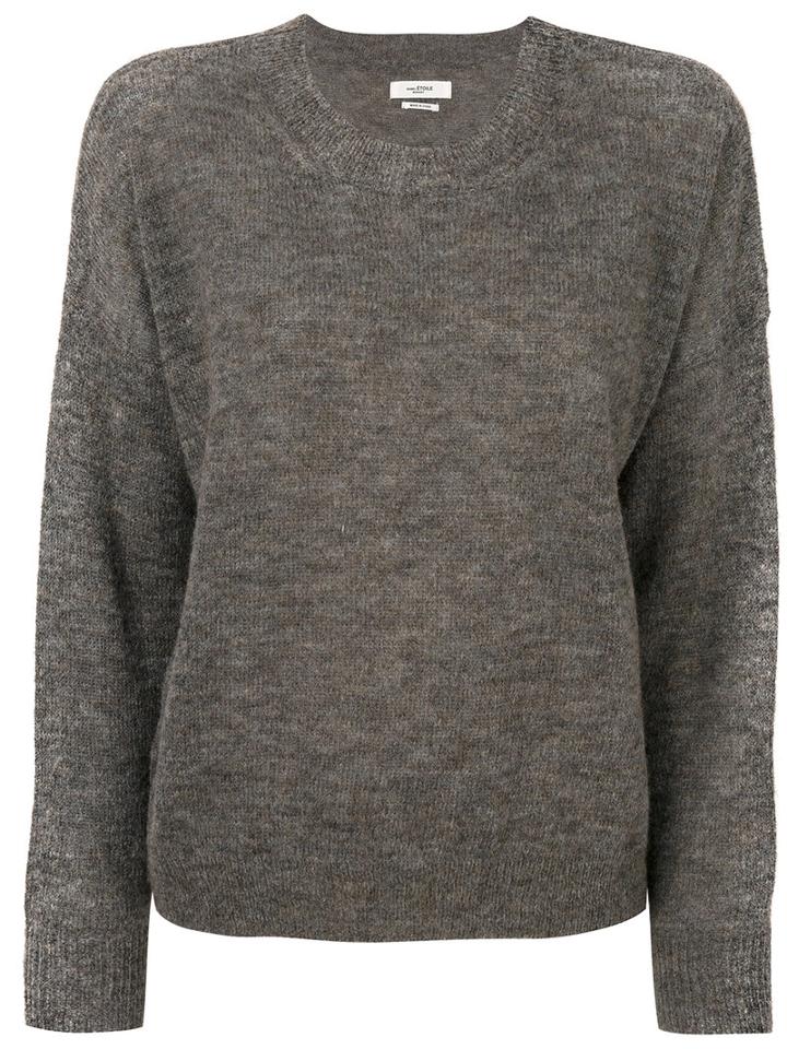 Isabel Marant Étoile - Difton Pullover - Women - Acrylic/polyamide/mohair/alpaca - 40, Brown, Acrylic/polyamide/mohair/alpaca