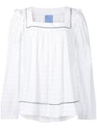 Macgraw - Daybreak Blouse - Women - Cotton - 10, White, Cotton